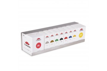 HACCP voordeel set 9 wateroplosbare stickers met RVS Houder